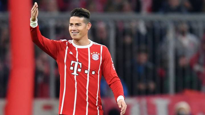 James Rodríguez culmina un gran 2017, con el paso al Bayern y la clasificación al Mundial.