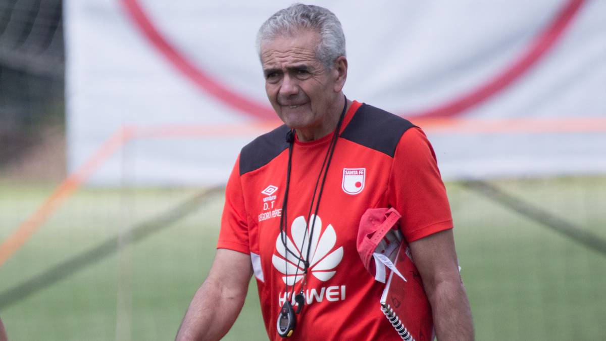 Gregorio Pérez, técnico de Independiente Santa Fe