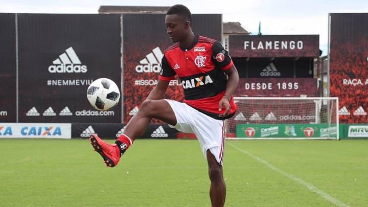 Marlos Moreno fue destacado por su entrenador tras su debut ante Flamengo