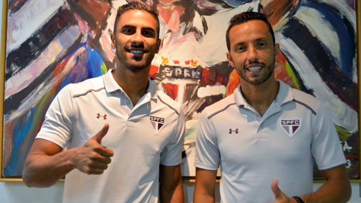 Santiago Tréllez y Nene son nuevos jugadores de Sao Paulo.