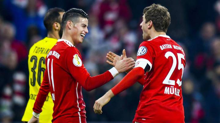 James Rodríguez inicia un mes apretado y de definiciones con el Bayern Múnich