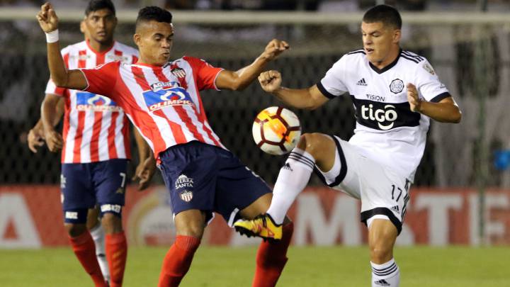 Junior perdió en el primer partido de Copa frente a Olimpia, tendrá que remontar en casa el 8 de febrero