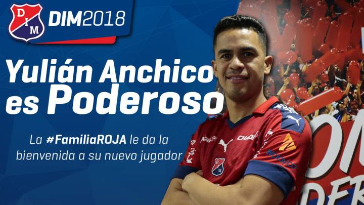 Yulián Anchico es nuevo jugador de Independiente Medellín