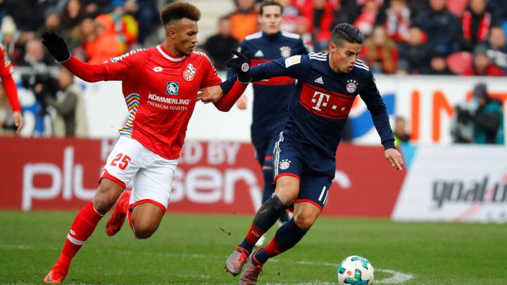 Sigue en vivo online el partido de la fecha 21 de la Bundesliga 2017/18, entre Mainz 05 y Bayern Múnich en el Opel Arena, a partir de las 9:30 a.m., hora colombiana.