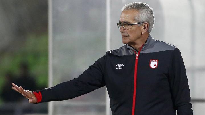 Gregorio Pérez, técnico de Independiente Santa Fe en Copa Libertadores 2018