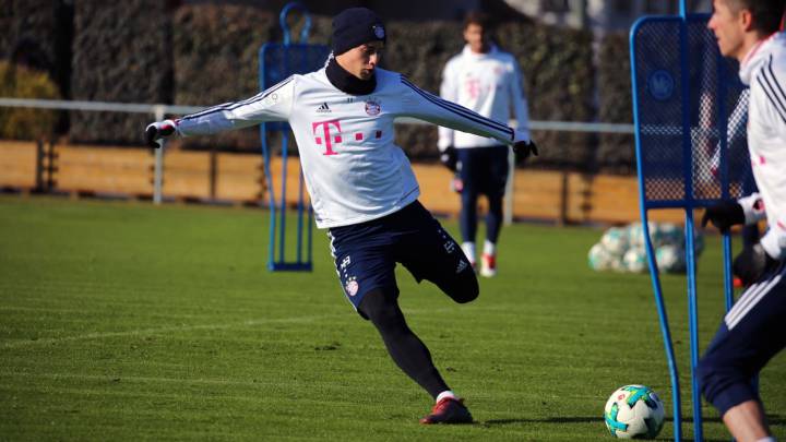 James Rodríguez, mediocampista colombiano del Bayern Múnich