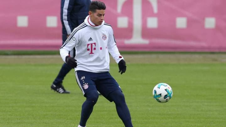 James Rodríguez estaría para el juego de vuelta de Champions