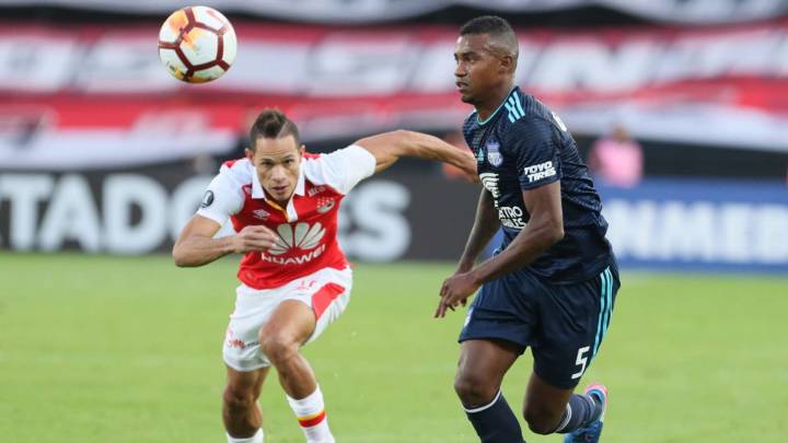 Santa Fe empató ante Emelec en su primer partido de la Copa Libertadores. Este jueves enfrenta a River Plate