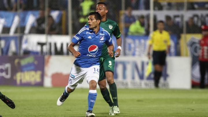 Macalister Silva, jugador de Millonarios ante Equidad