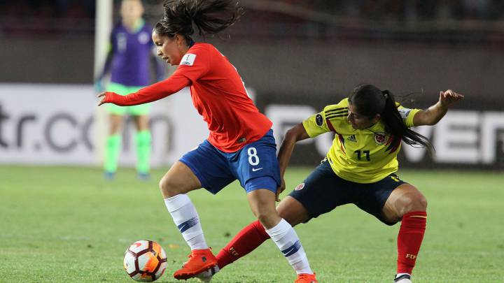 Chile y Colombia empatan en la fecha 2 de Copa América Femenina 2018