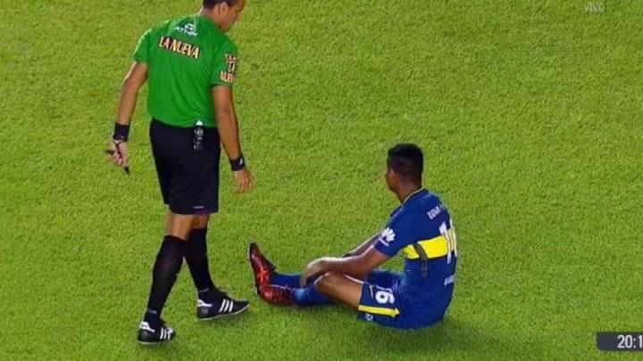 Wilmar Barrios se lesiona frente a Independiente