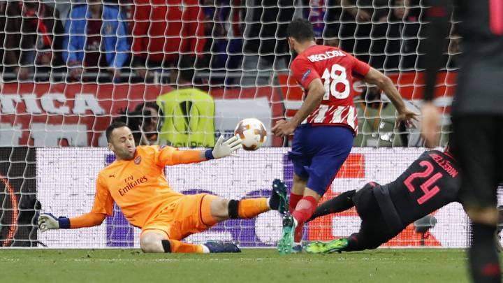Atlético de Madrid 1-0 Arsenal (2-1), por la semifinal de la Europa League
