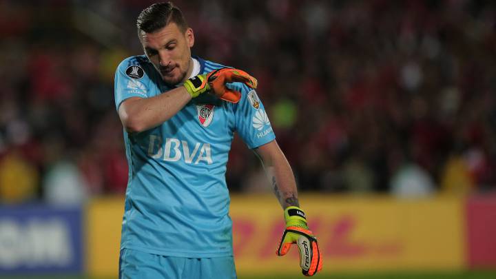 Franco Armani en la prelista del Mundial con Argentina