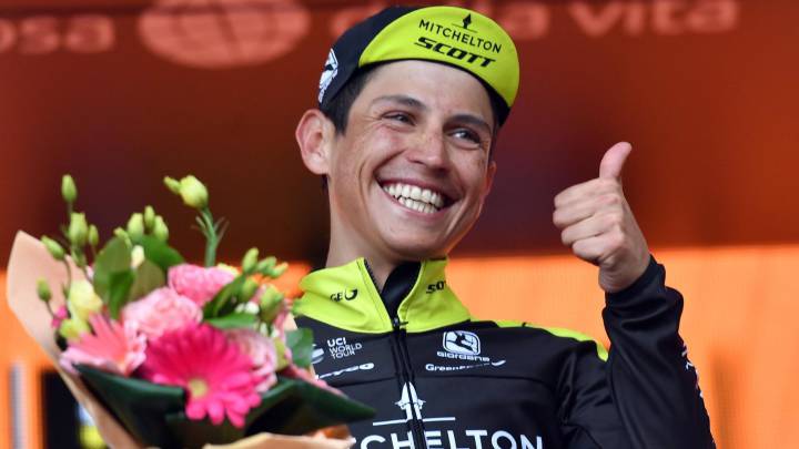 Esteban Chaves es segundo en la tabla general del Giro de Italia