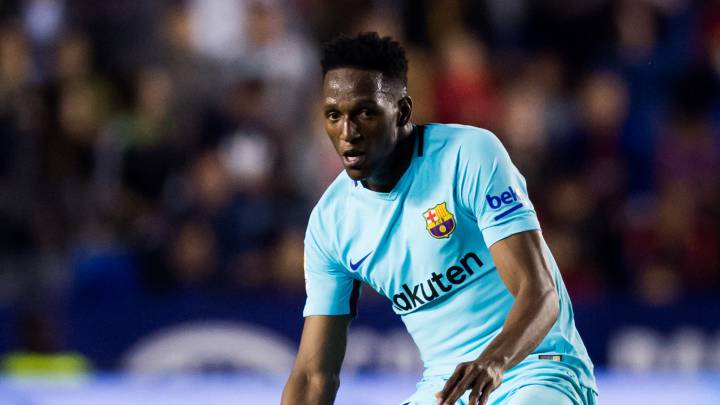 El diario Sport señala que el futuro de Yerry Mina no está en el Barcelona