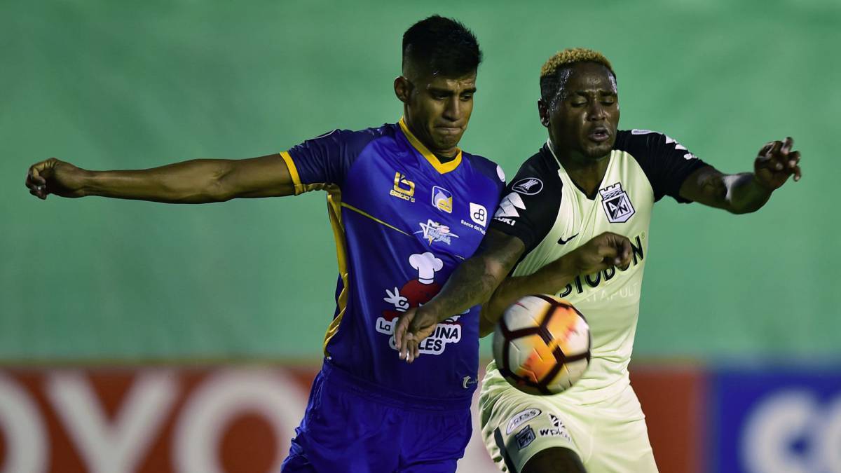Delfín gana parcialmente a Atlético Nacional en Copa Libertadores