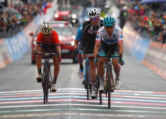 'Superman' López segundo en la etapa 15 y top 5 en el Giro