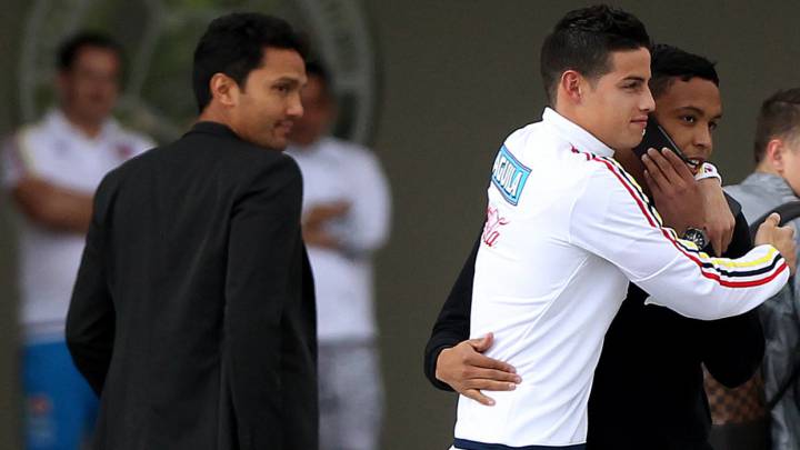 James Rodríguez y Luis Muriel