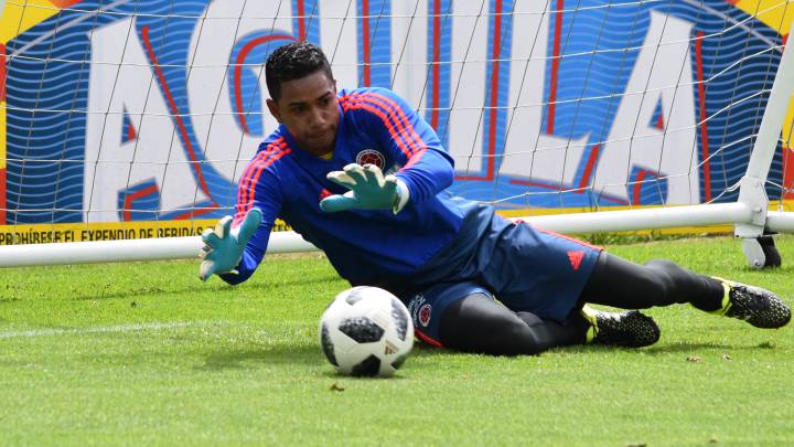José Fernando Cuadrado en un entrenamiento de la Selección Colombia