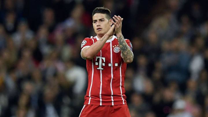 James Rodríguez quedó dentro del equipo de la temporada en la Champions League 2017/2018 que jugada por el Real Madrid al Liverpool en Kiev.