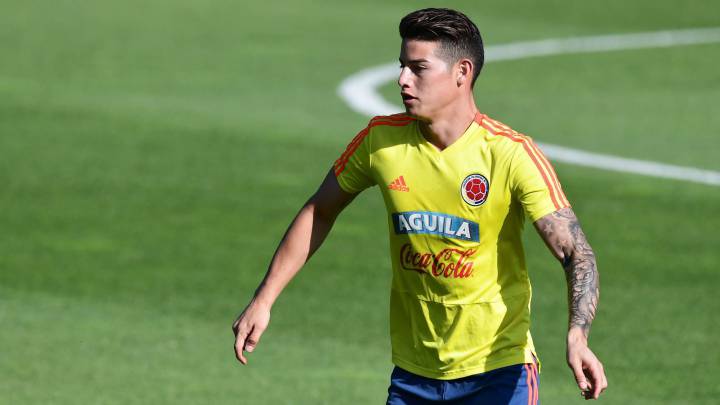 James Rodríguez tuvo fiebre y no pudo estar en el partido de entrenamiento que jugó la Selección Colombia ante el equipo del Génova