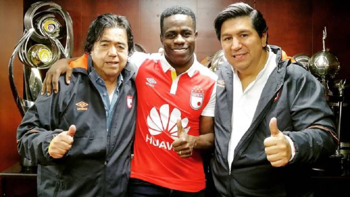 Carmelo Valencia, nuevo jugador de Independiente Santa Fe
