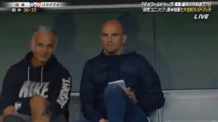 Esteban Cambiasso, asistente de José Pékerman