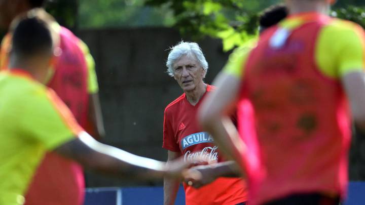 Entrenamiento de Colombia en Italia