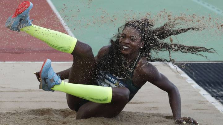 Ibargüen domina en París y es líder de la Liga de Diamante