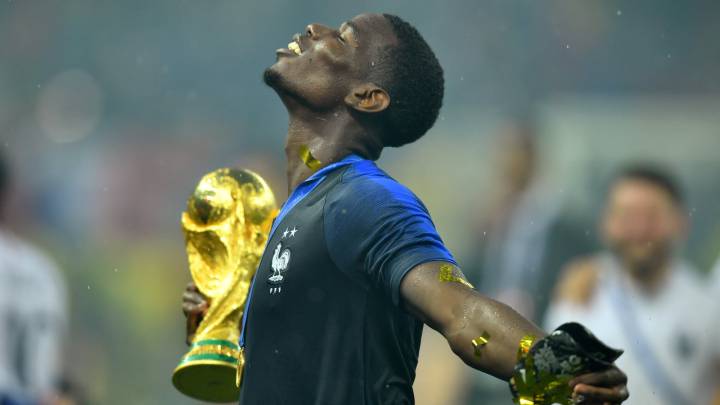 Cuadrado felicita a Pogba por lograr la Copa del Mundo