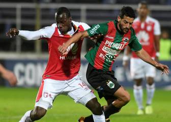 Santa Fe y Rampla empatan en la ida y definirán en Bogotá