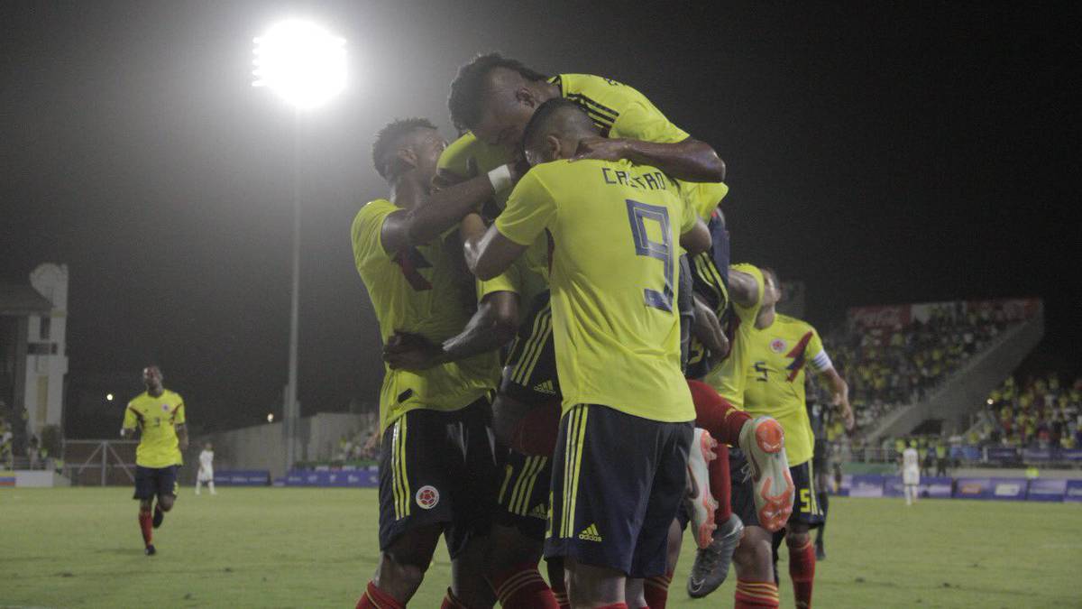 Selección Colombia vence 1-0 a Costa Rica en los Juegos Centroamericanos y del Caribe Barranquilla 2018. Cristian Mina anotó el gol del triunfo