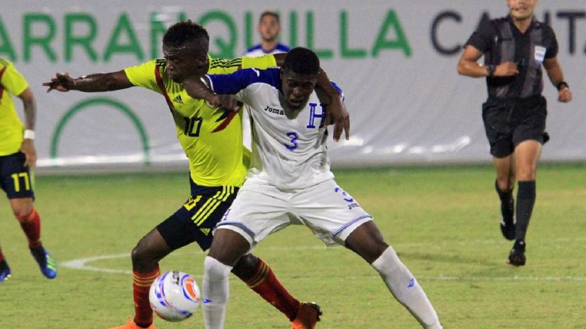 Colombia y Honduras empataron 1-1 en la segunda fecha del fútbol masculino de los Juegos Centroamericanos y del Caribe Barranquilla 2018
