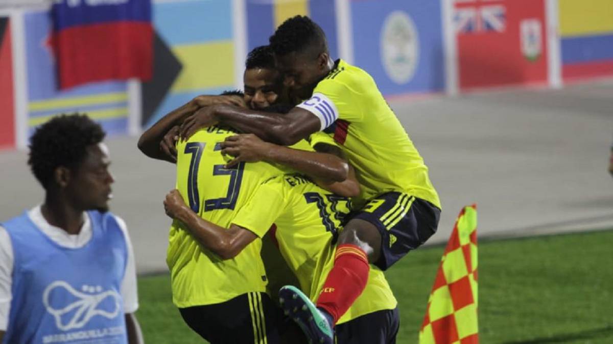 La Selección Colombia goleó a Trinidad y Tobago y clasificó a semifinales de los Juegos Centroamericanos