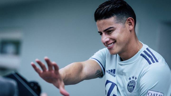 James Rodríguez se pone a punto para estar disponible en el Bayern Múnich