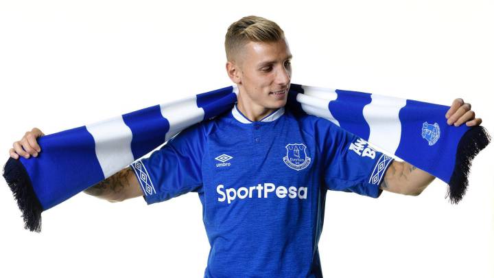 Lucas Digne, jugador de Everton quiere a Mina junto a él