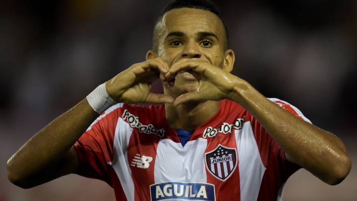 Luis Díaz es el jugador del momento en Junior de Barranquilla, gracias al doblete anotado frente a Huila en la cuarta fecha de la Liga Águila 2018