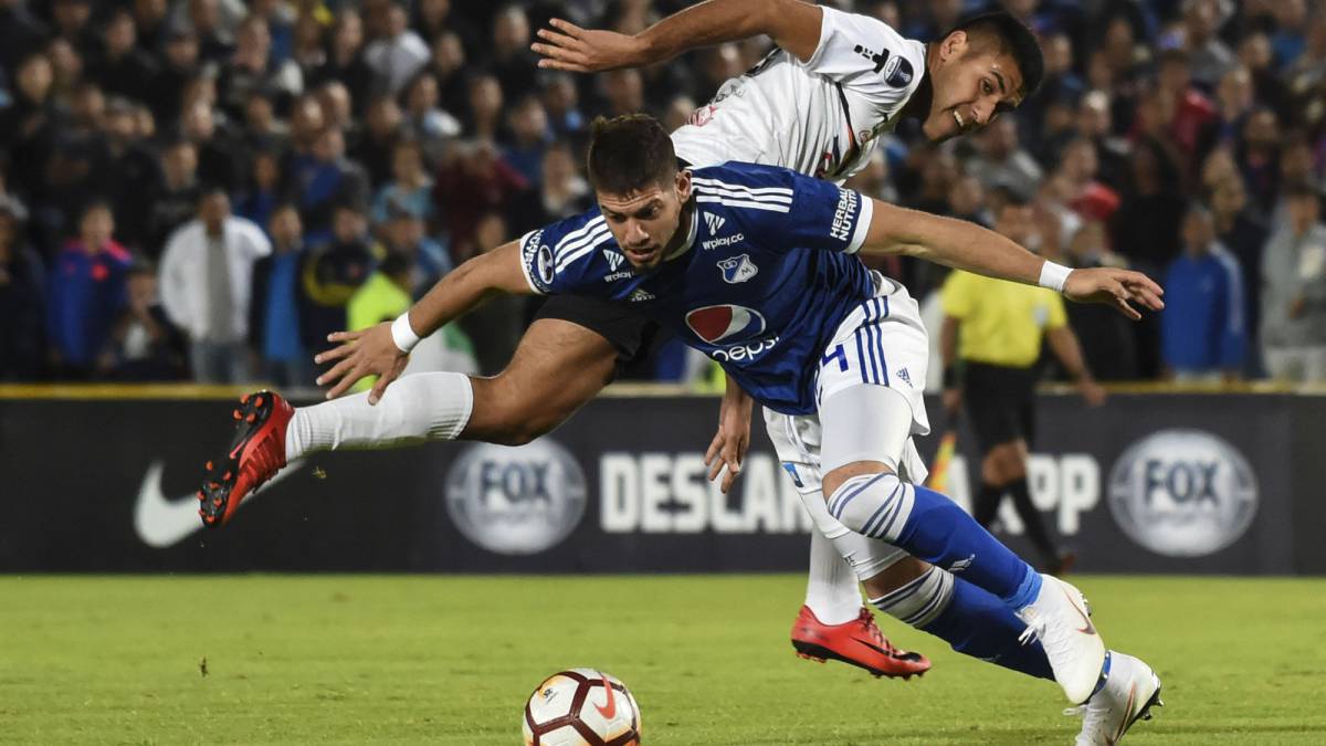 Millonarios vs General Díaz, partido de vuelta de segunda fase de la Copa Sudamericana 2018, en el estadio El Campín