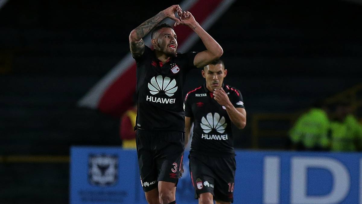 Santa Fe venció 1-0 a Envigado, en el Estadio El Campín, con gol de José Moya por el partido de ida de los octavos de final de la Copa Águila