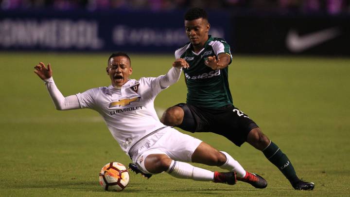 Liga de Quito vs Deportivo Cali, partido de octavos de final de la Copa Sudamericana 2018, desde Quito, Ecuador