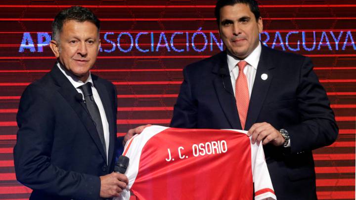 Presentación oficiald de Juan Carlos Osorio como nuevo técnico de Paraguay