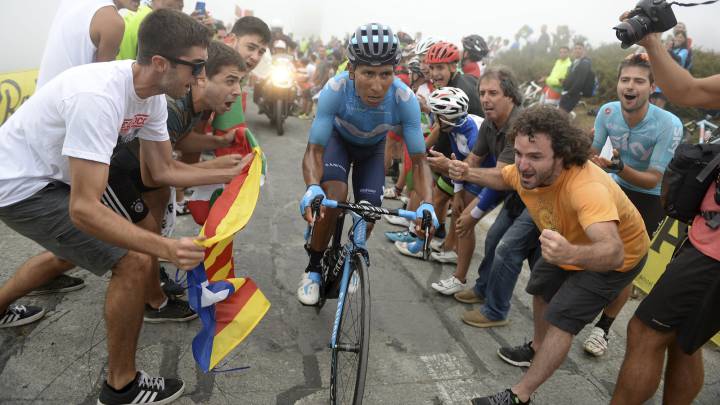 Nairo Quintana y Miguel Ángel López terminaron la etapa previa a la montaña en la Vuelta a España sin sobresaltos. El ganador fue Jelle Wallays del Lotto