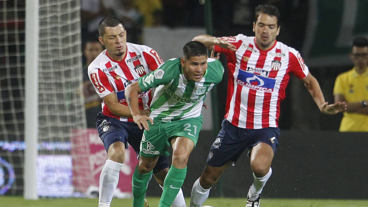 Nacional venció 1-0 a Junior por la ida de los cuartos de final de la Copa Águila