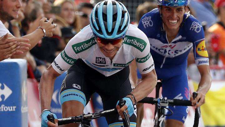 Miguel Ángel López se quedará con el tercer lugar de la Vuelta España 2018, consiguiendo su segundo podio en la cuarta carrera grande que disputa