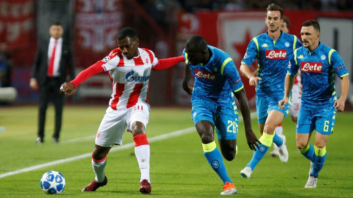 Estrella Roja 0-0 Napoli: Ospina ataja la más clara del rival
