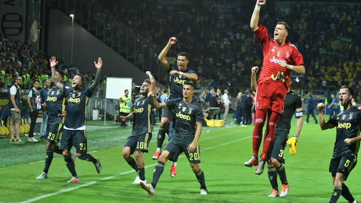 Juan Guillermo Cuadrado fue titular en el triunfo 0-2 de Juventus sobre Frosinone por Serie A