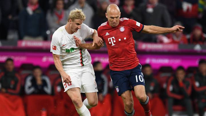Sin James Rodríguez, Bayern Múnich empató 1-1 con Augsburgo por Bundesliga