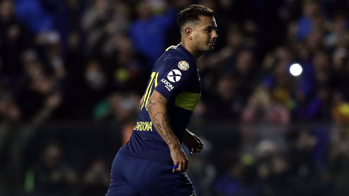 Edwin Cardona, jugador de Boca Juniors