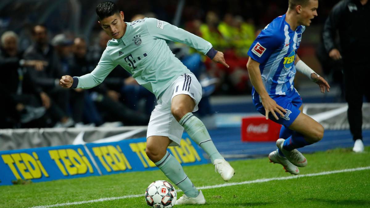 El Bayern de James jugará este martes frente al Ajax por Champions League