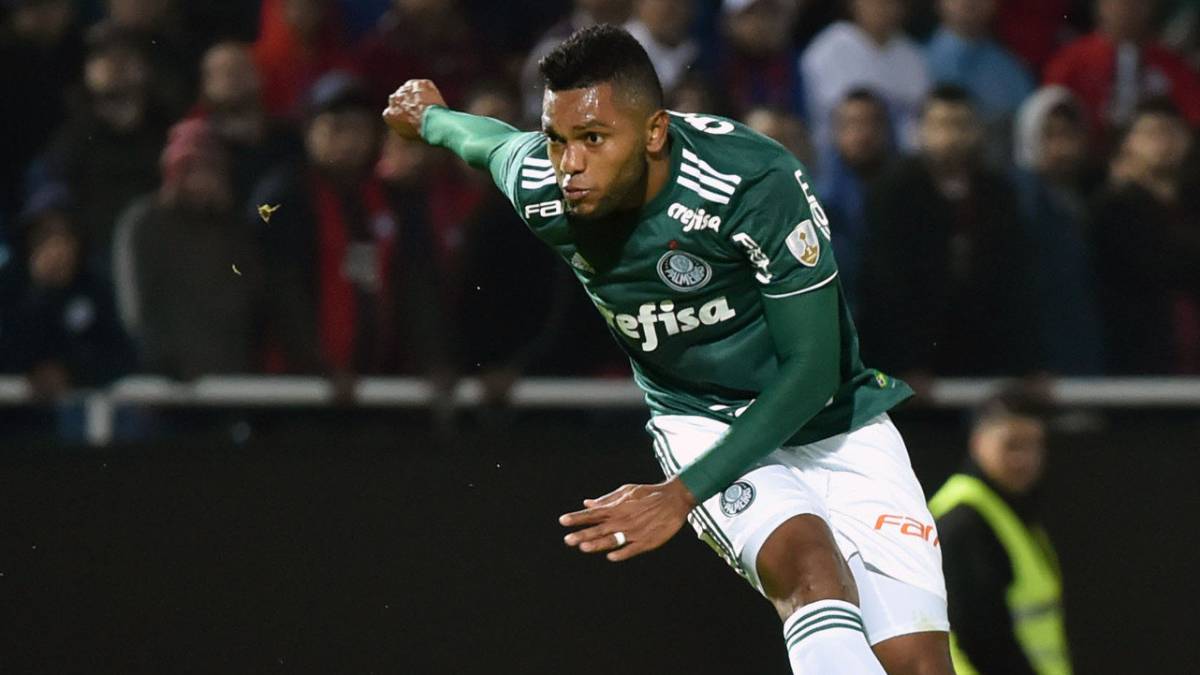 Migue Ángel Borja, jugador de Palmeiras